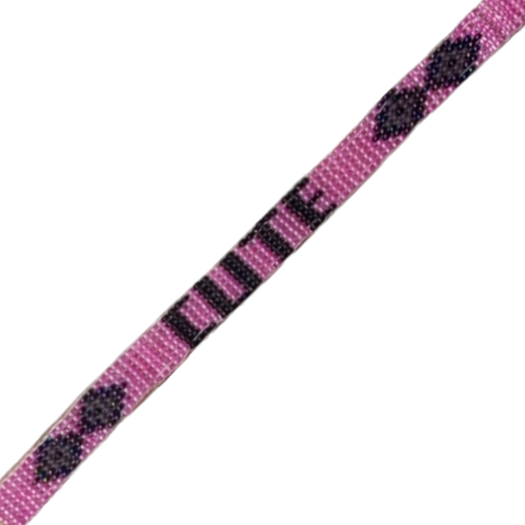 Picture of custom beaded dog collar - small