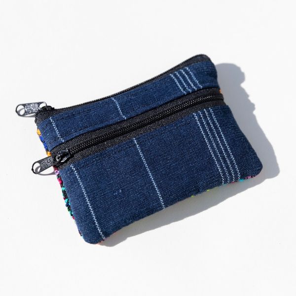 Picture of huipil two pocket pouch