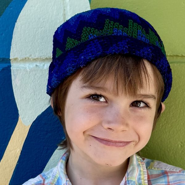 Picture of kids' crocheted kufi hat