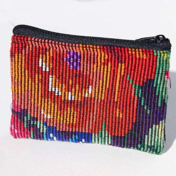 Picture of huipil two pocket pouch