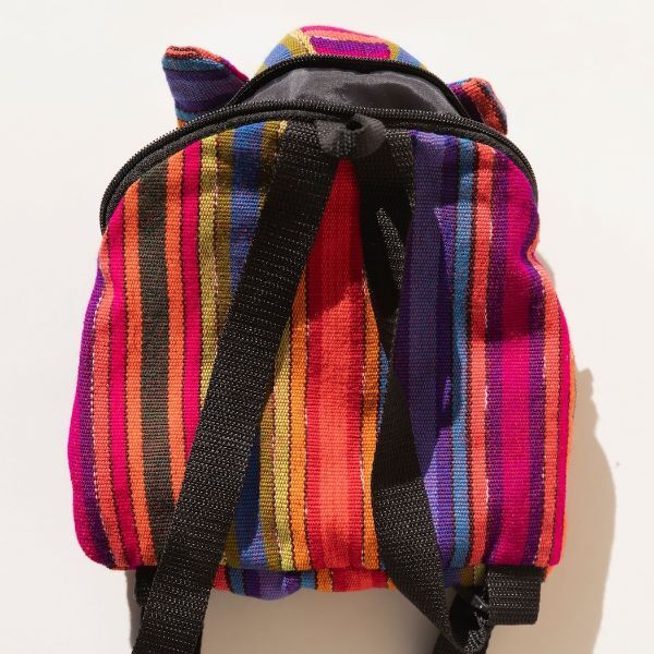 Picture of striped animal backpack