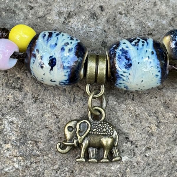 Picture of elephant charm bracelet