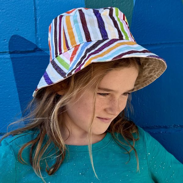 Picture of kids' ikat bucket hat