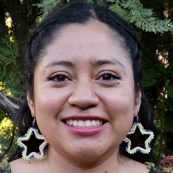 Star Beaded Hoop Earrings