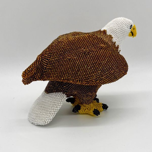 Picture of beaded bald eagle