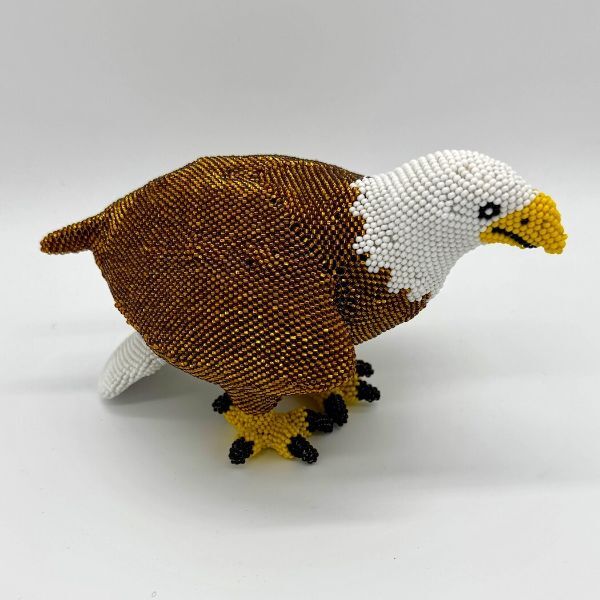 Picture of beaded bald eagle