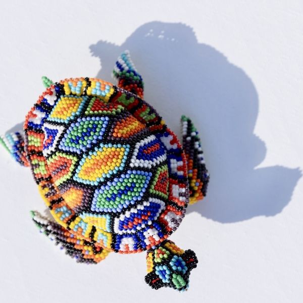 Beaded Smiling Turtle