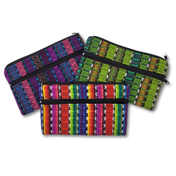 Picture of comalapa triple zip pouch - large