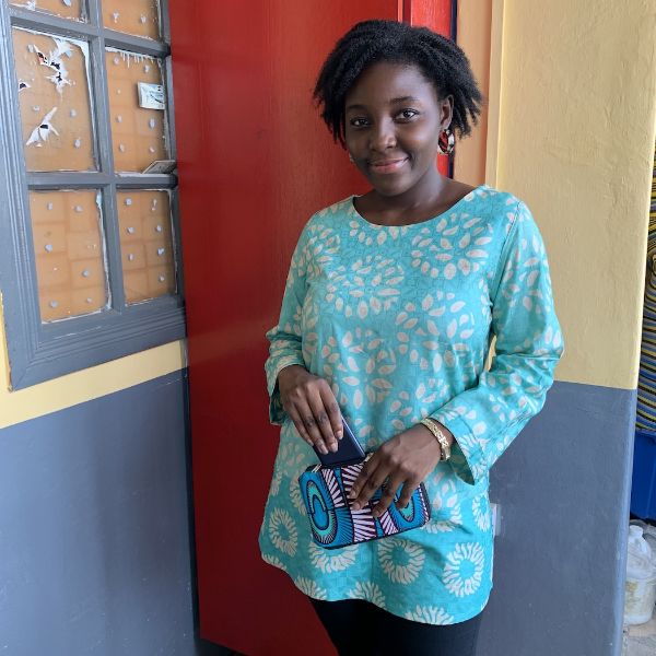 Batik Print Long Sleeve Tunic