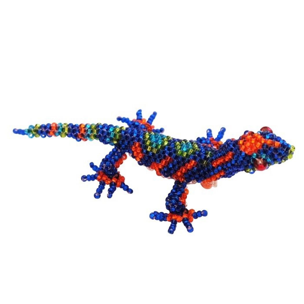 Picture of beaded lizard pin