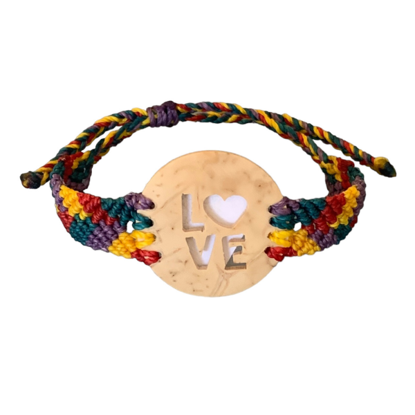 Picture of coco multi macrame love bracelet