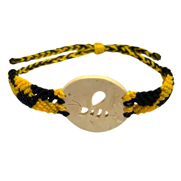 Picture of coco multi macrame bee bracelet