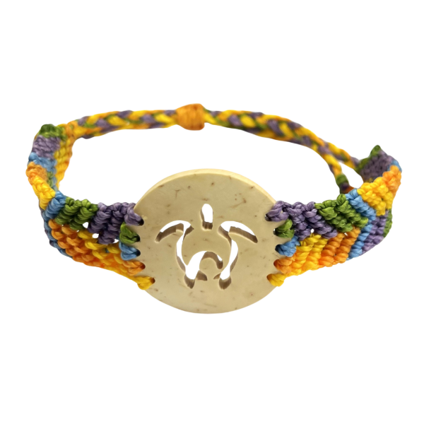 Picture of coco multi macrame bracelet - turtle