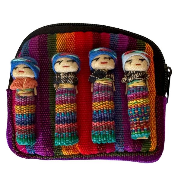 Picture of worry dolls coin purse