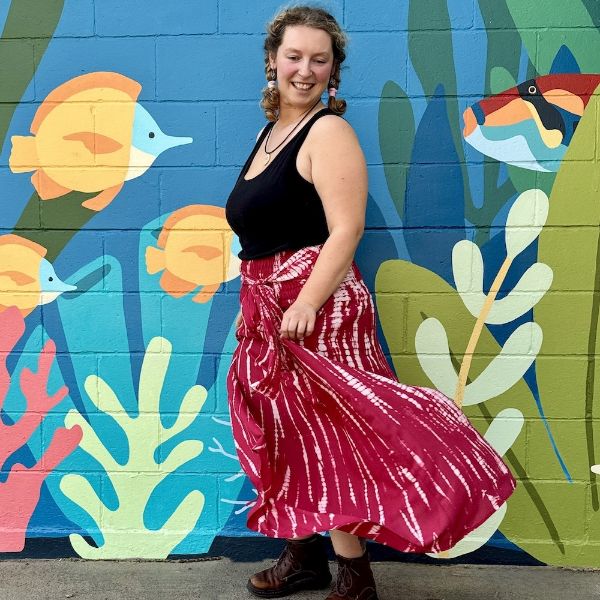 	Lindsey Tie Dye Convertible Skirt Dress