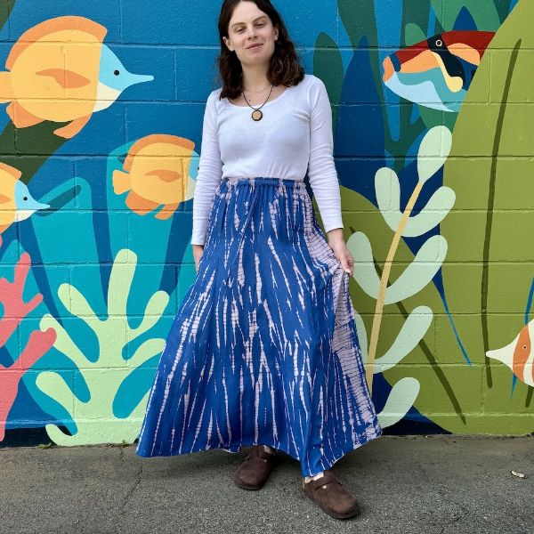 Athena Tie Dye Maxi Skirt