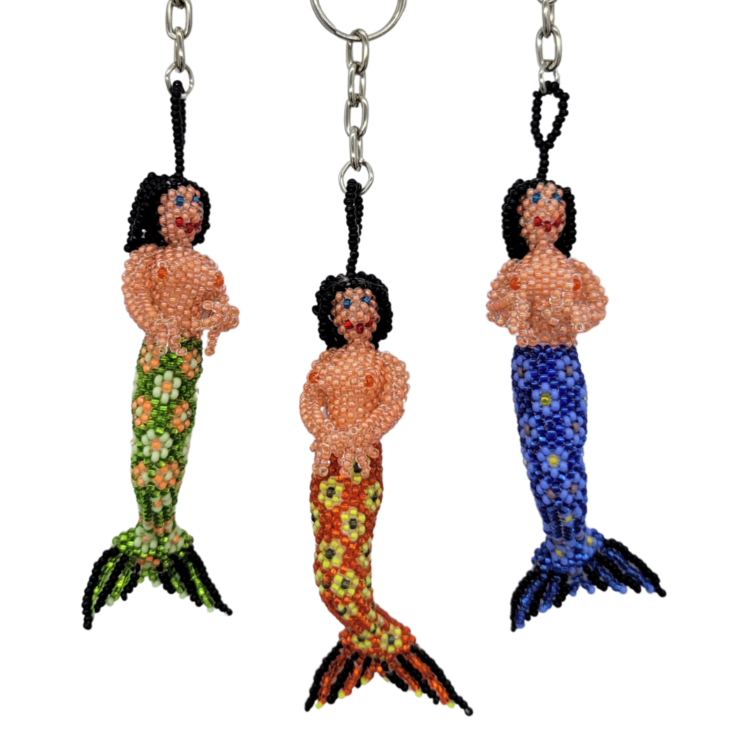 Sirena Beaded Keychain