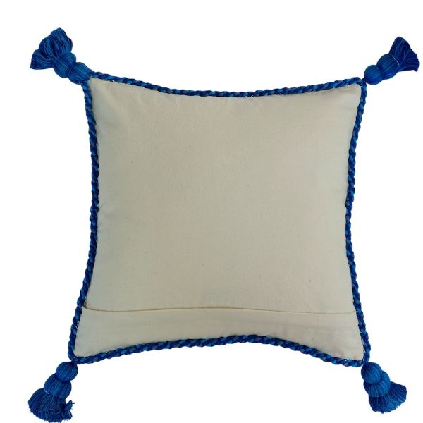 Picture of braided tassel pillow cover