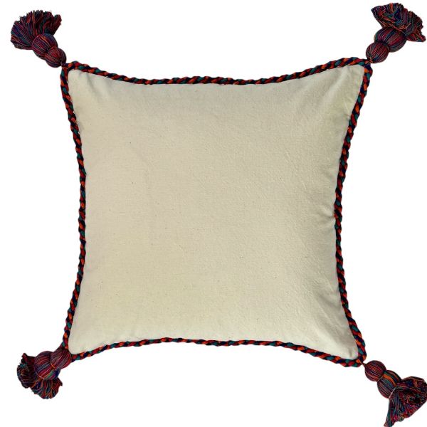 Picture of braided tassel pillow cover