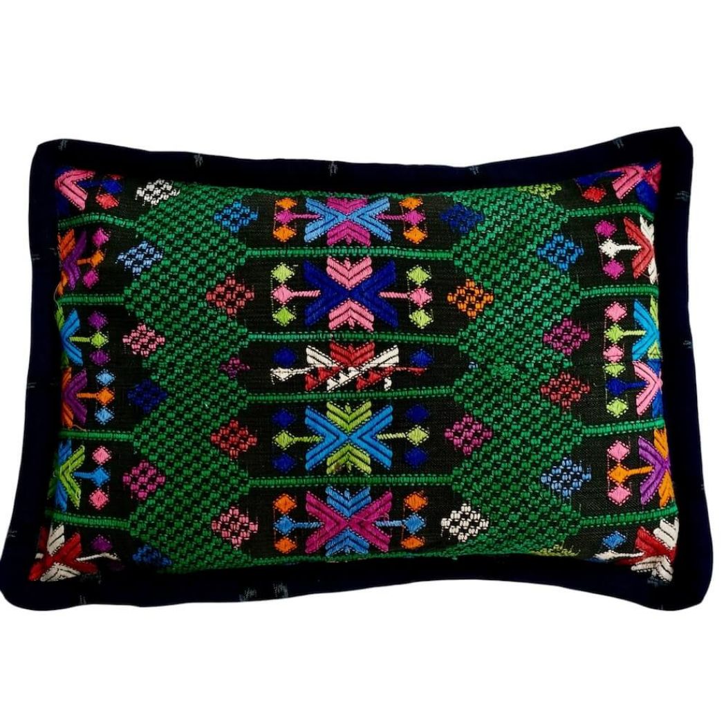 Picture of huipil pillow cover