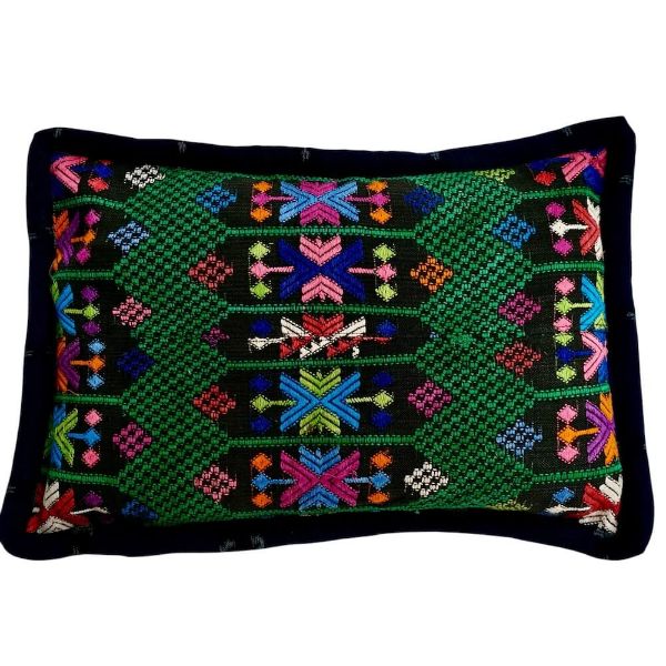 Picture of huipil pillow cover