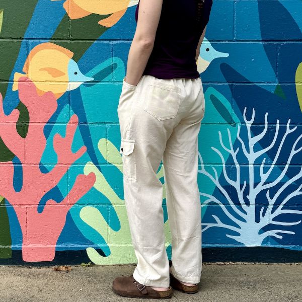 Picture of cotton cargo pants