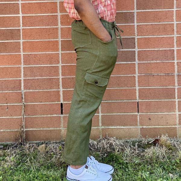 Picture of cotton cargo pants