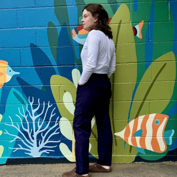 Picture of cotton cargo pants