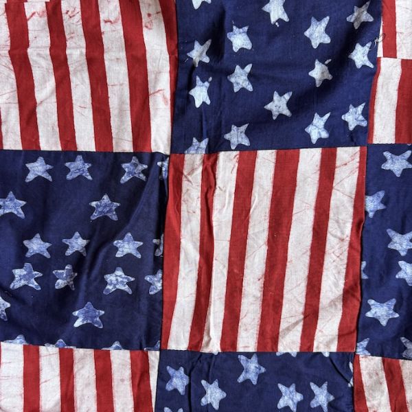 Picture of stars and stripes fabric