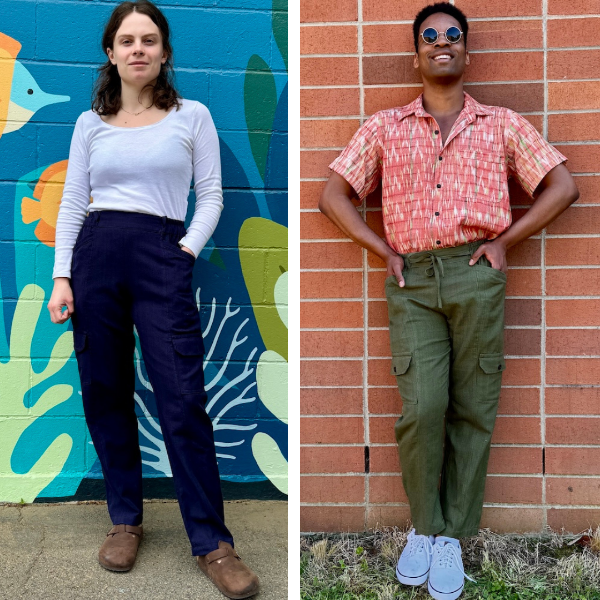 Picture of cotton cargo pants