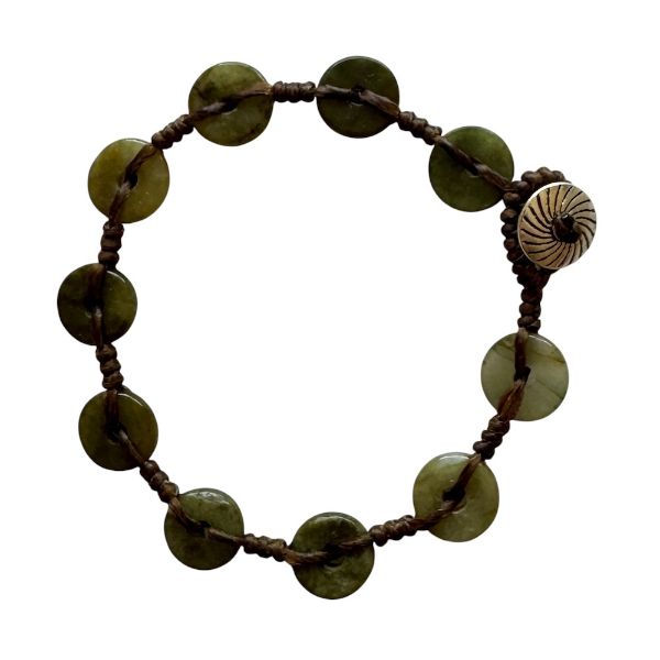 Picture of jade disk bracelet
