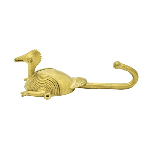 Picture of decorative brass hook - bird