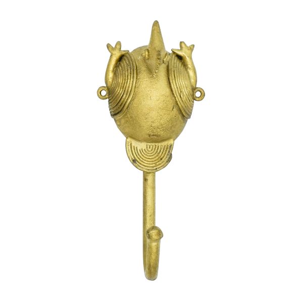 Picture of decorative brass hook - bird