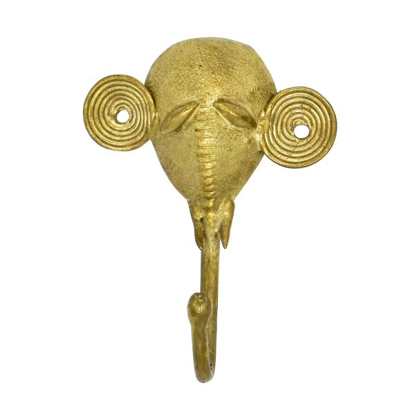 Picture of decorative brass hook - elephant