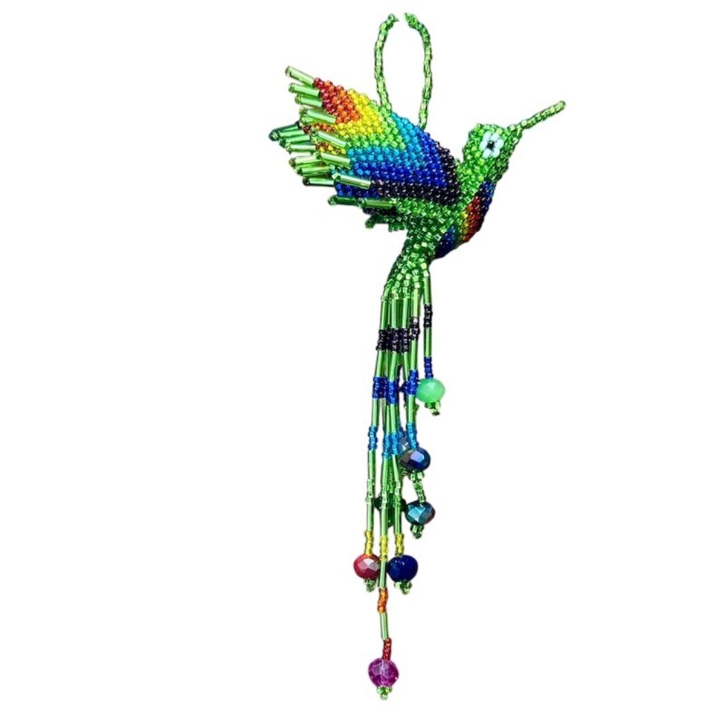 Picture of beaded crystal bird ornament
