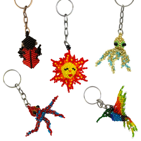 Picture of beaded mini keychain