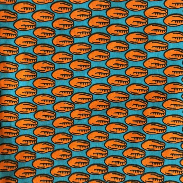Picture of wax print cotton fabric