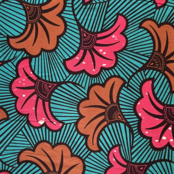 Picture of wax print cotton fabric