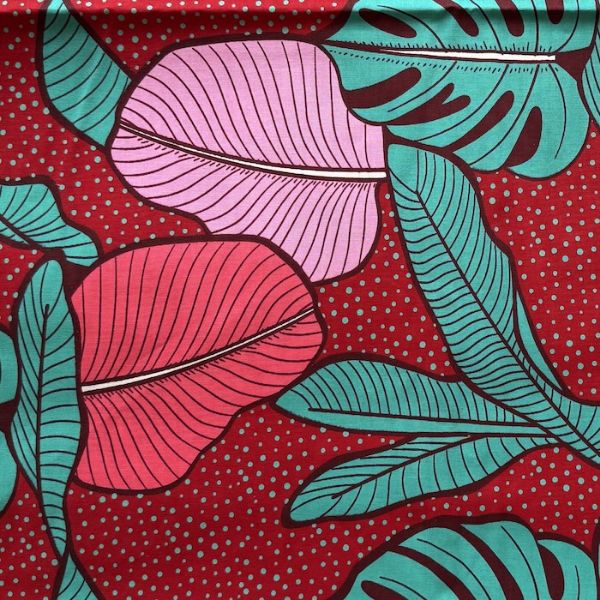 Picture of wax print cotton fabric