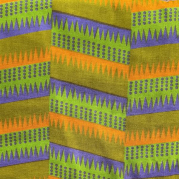 Picture of wax print cotton fabric