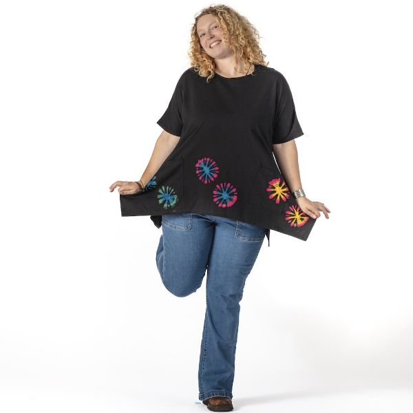 Picture of cotton starburst top