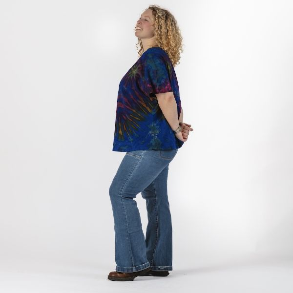 Tie Dye Dolman Sleeve Top