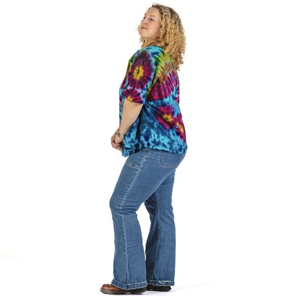 Tie Dye Dolman Sleeve Top