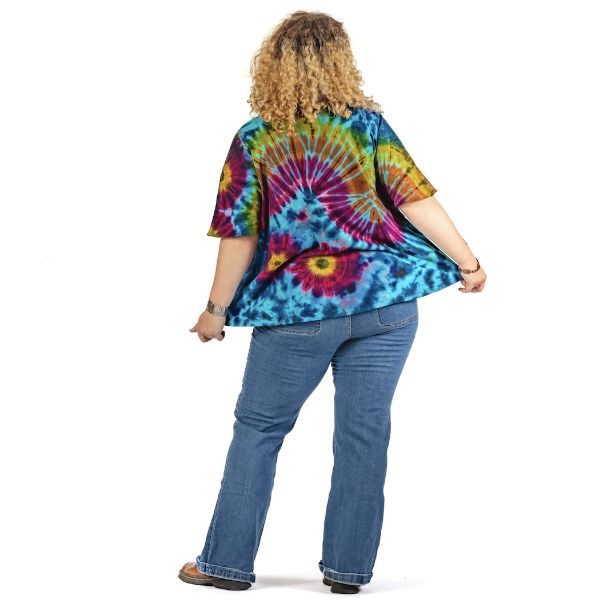 Tie Dye Dolman Sleeve Top