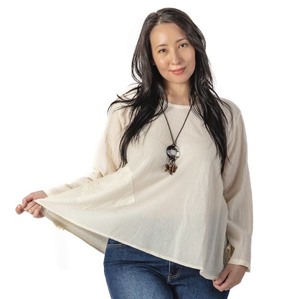 Katie Long Sleeve Swing Top