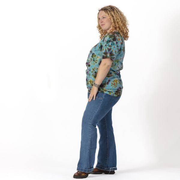 Fireworks Tie Dye Cotton T-Shirt