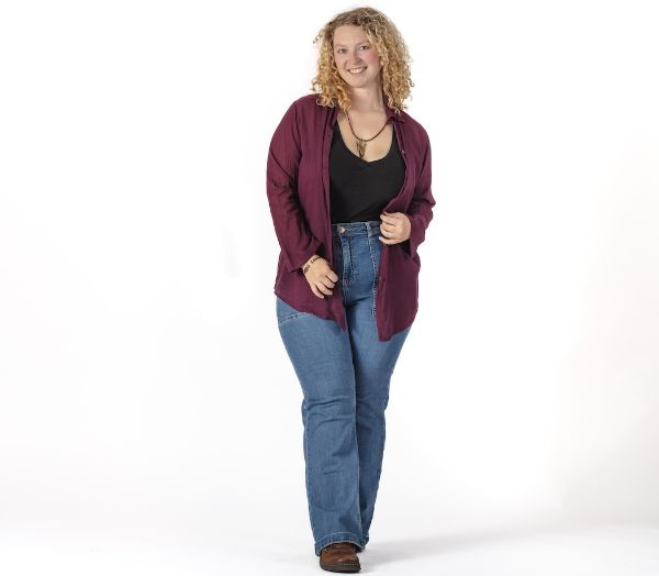 	Long Sleeve Coco Button Up Shirt