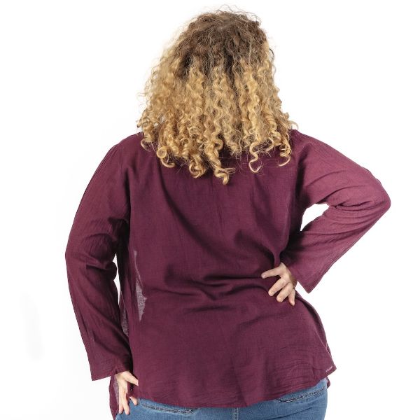 	Long Sleeve Coco Button Up Shirt