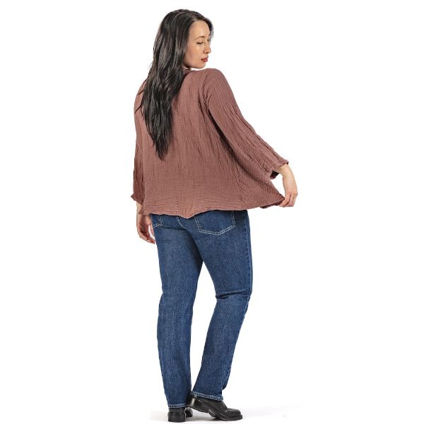 Cotton Gauze Coco Button Jacket