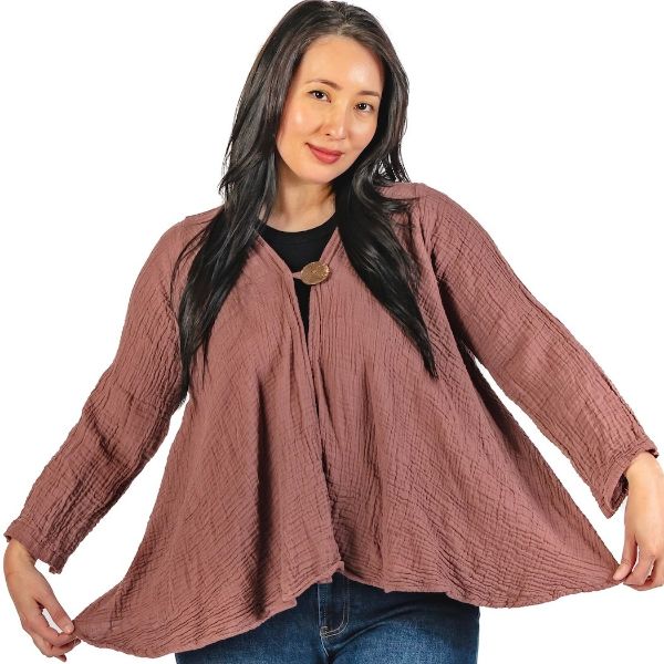 Cotton Gauze Coco Button Jacket